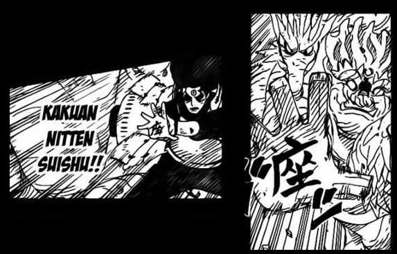 como jigen burlou o modo tengu - Explicação como Jigen burlou Modo Bijuu e Tengu. Naruto-chapter-626-pic8
